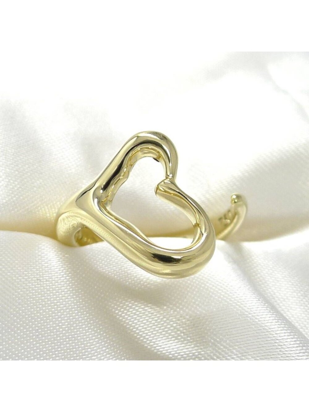Tiffany & Co Open Heart Ring Yellow Gold